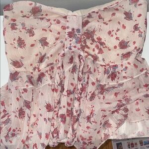 Floral Pink Crop Top